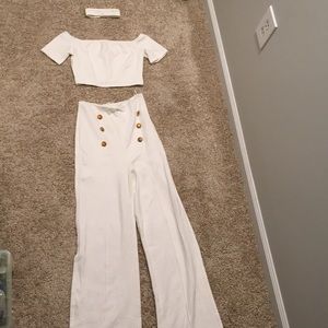 Fashion Nova All White Set